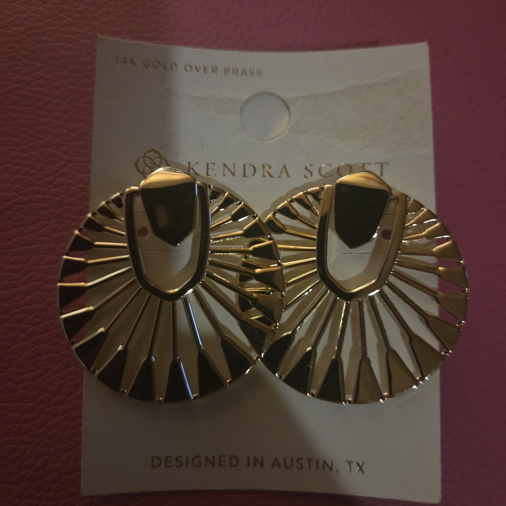 Kendra Scott Radiant Gold Earrings